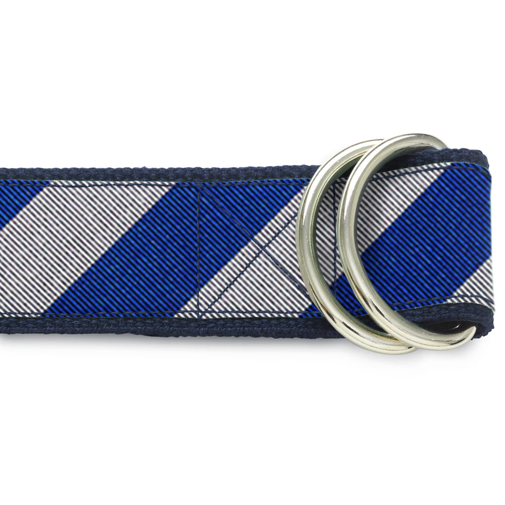 Academy Blue and Silver - D-Ring Belts - Image 2