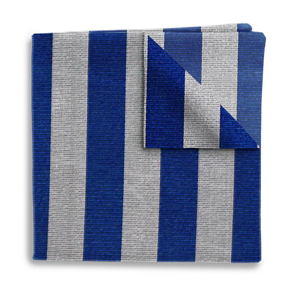 Academy Blue and Silver - Pocket Squares