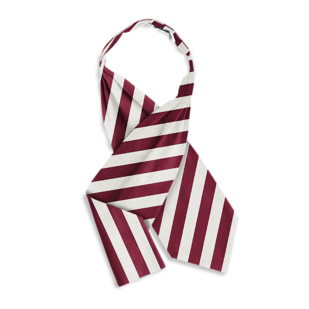 Academy Maroon and White - Cravats