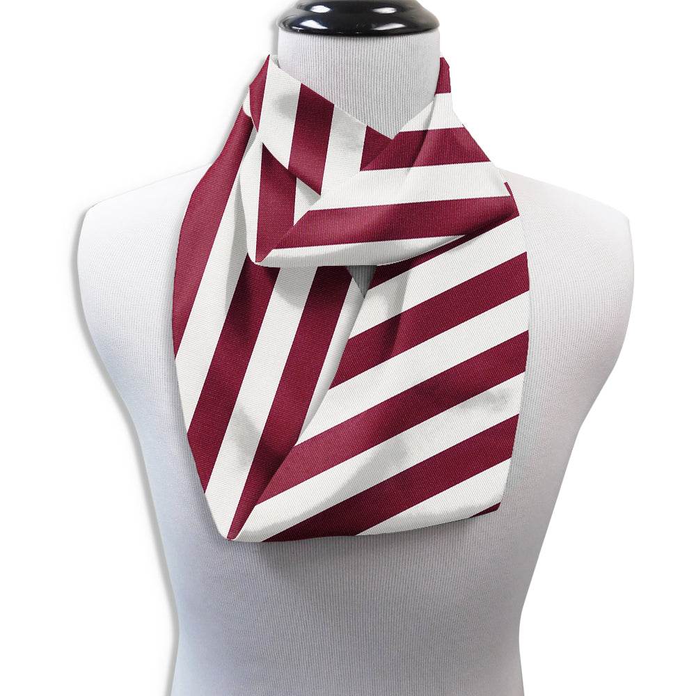 Academy Maroon and White - Infinity Scarves