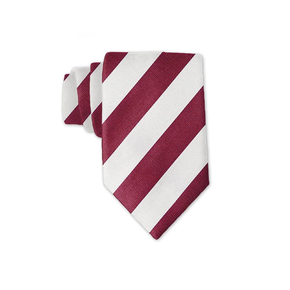 Academy Maroon and White - Kids' Neckties