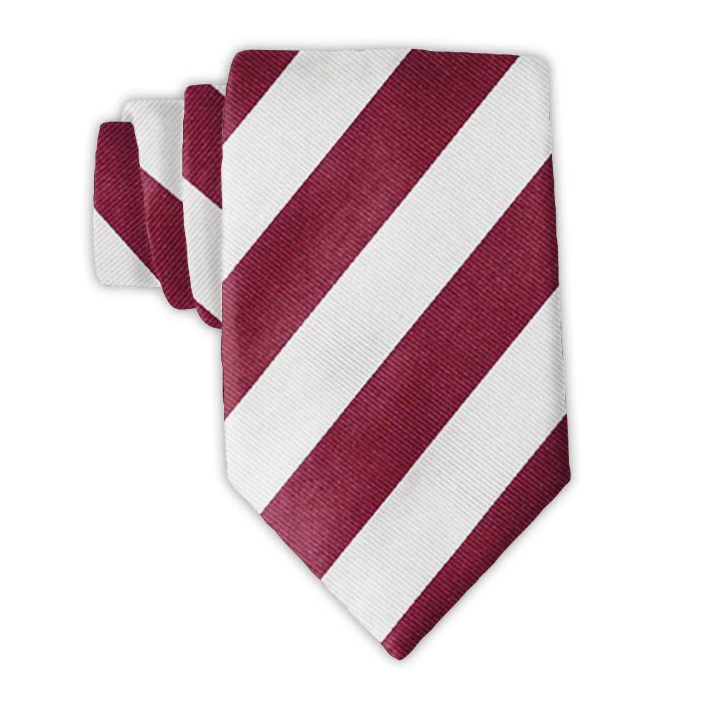 Academy Maroon and White - Neckties