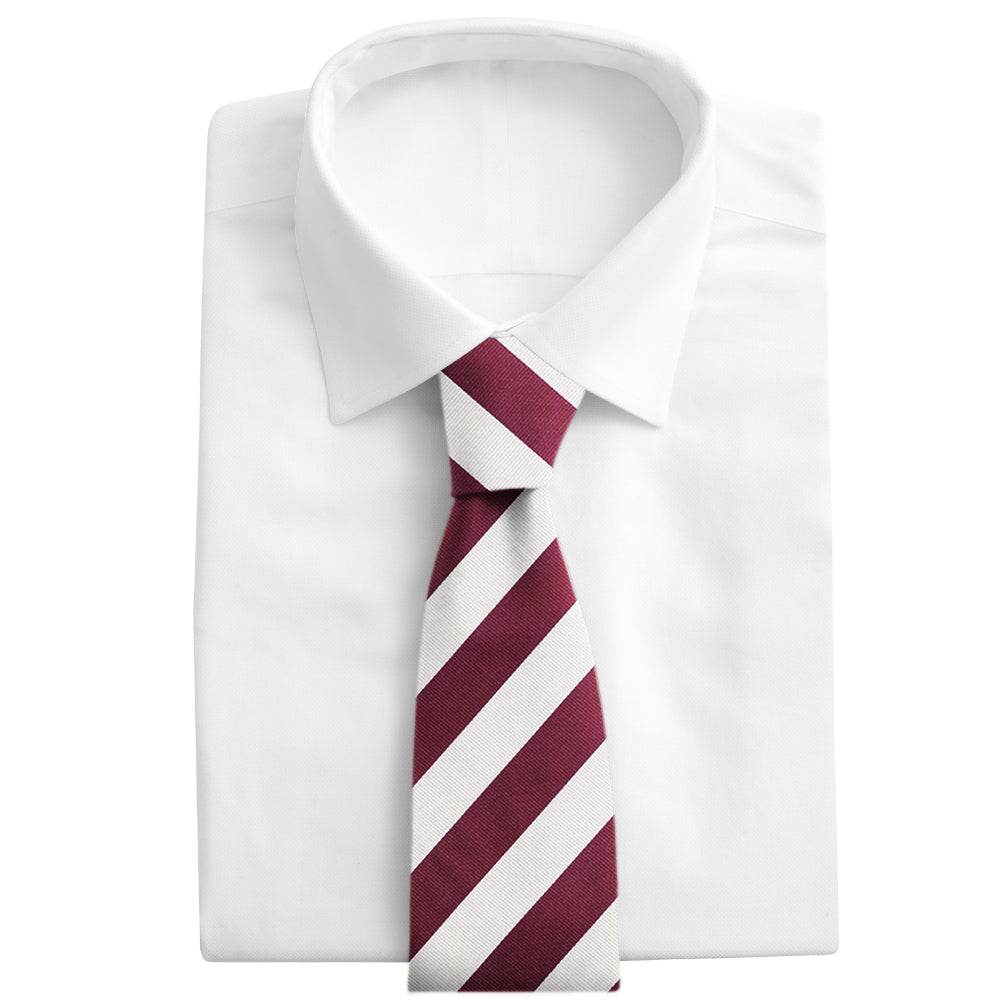 Academy Maroon and White - Neckties - Image 4