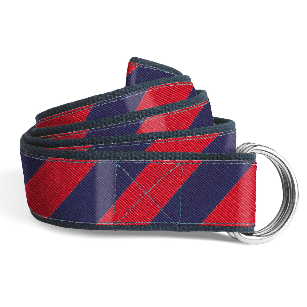 Academy Navy/Red - Women's D-Ring Belts