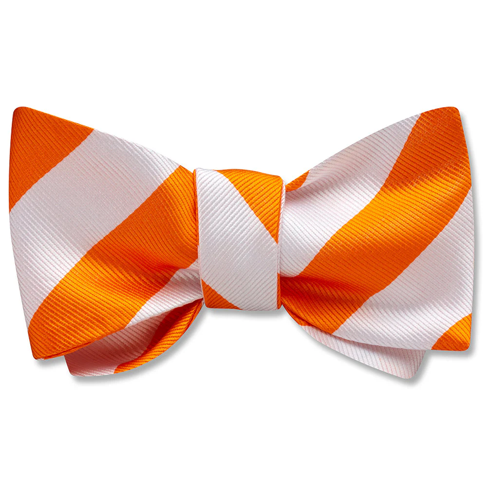 Academy Orange and White - bow ties