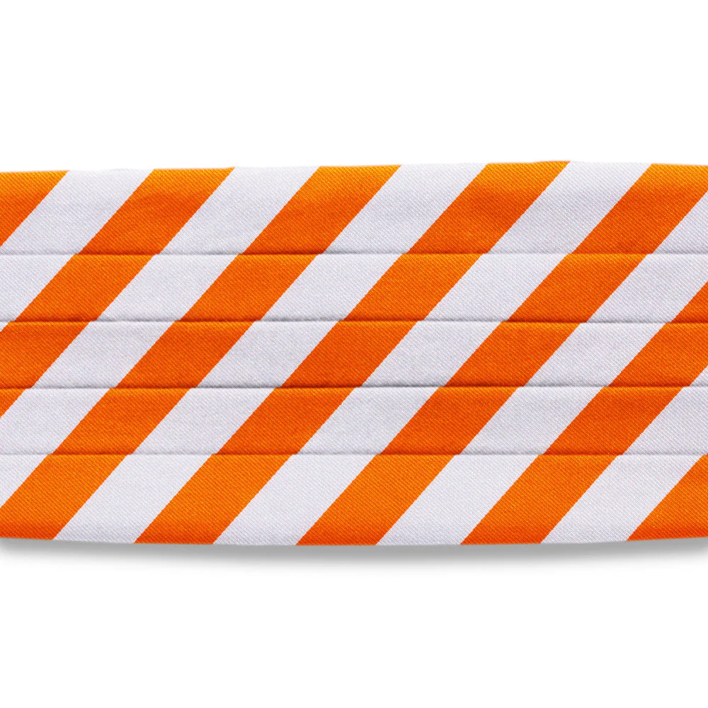 Academy Orange and White - Cummerbunds