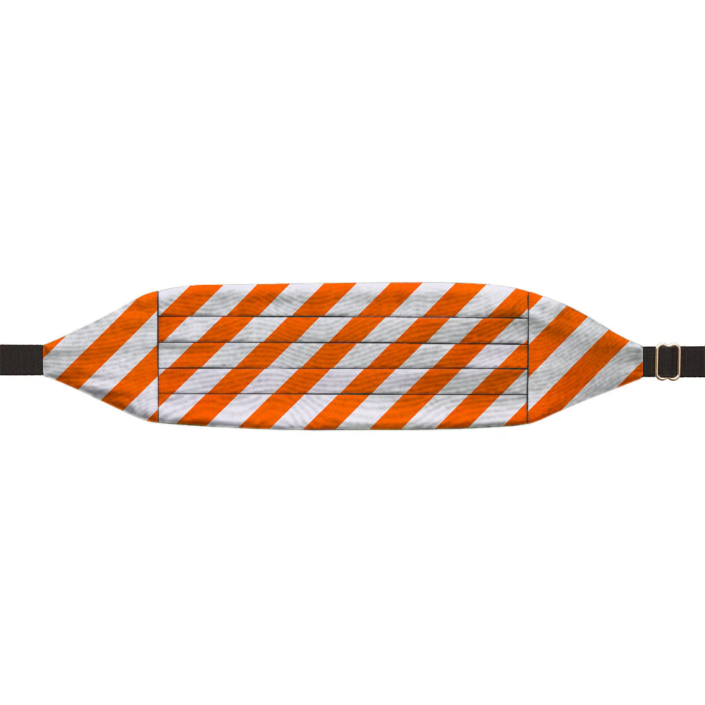 Academy Orange and White - Cummerbunds - Image 2
