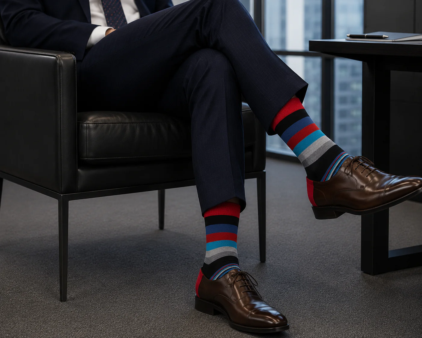 Bandan River Red Men's Socks - Image 2