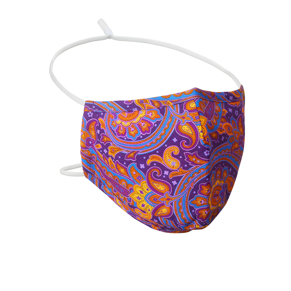 Barshaw Purple Over-The-Head Face Mask
