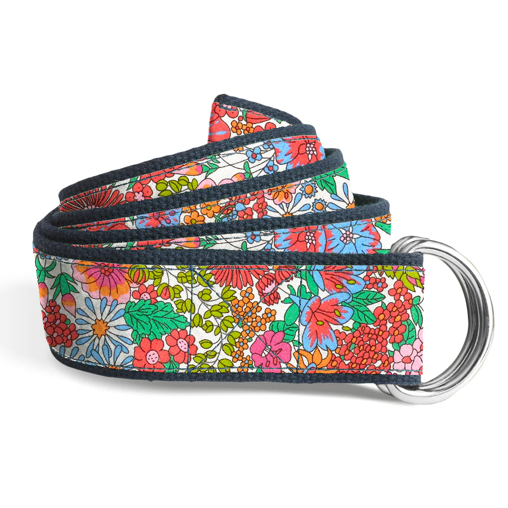Bazille (Liberty of London) - Kids' D-Ring Belts