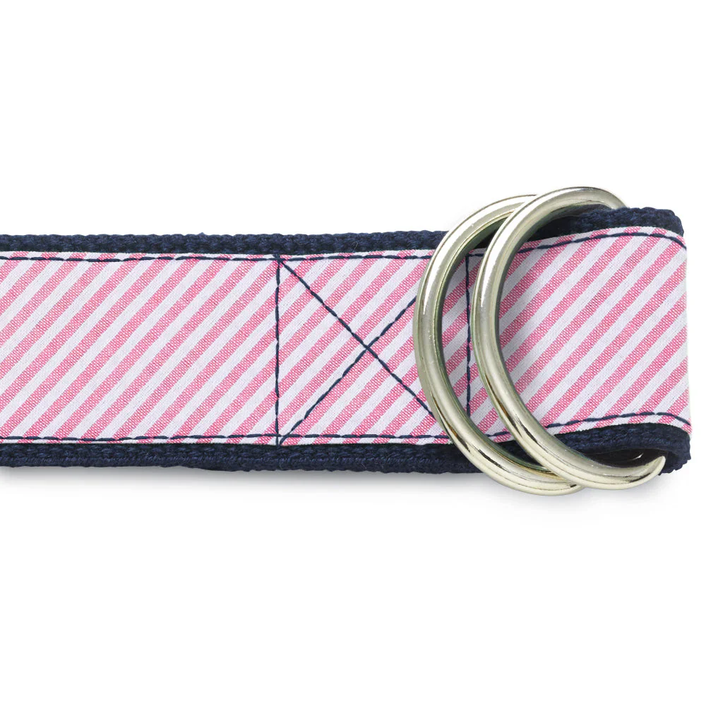 Pink Seersucker - D-Ring Belts - Image 2