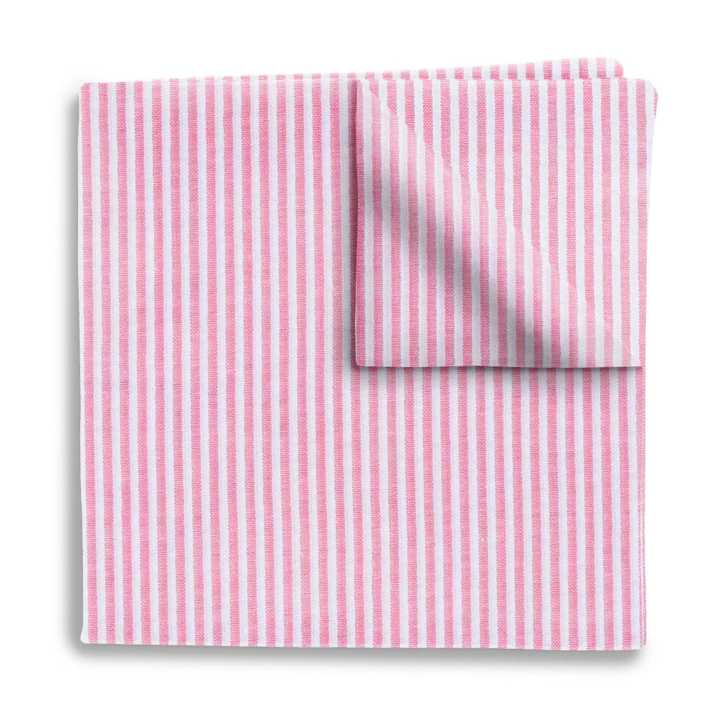 Pink Seersucker - Pocket Squares