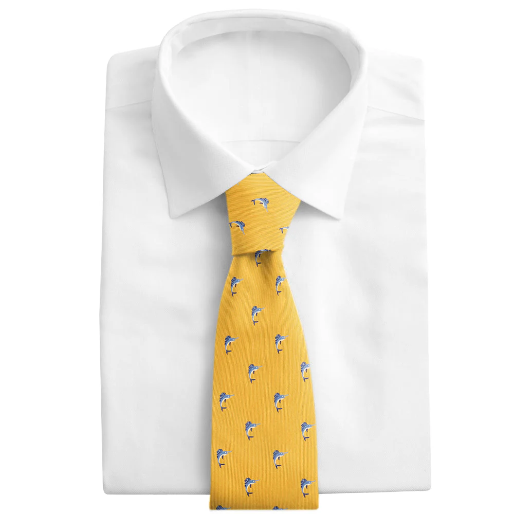 Blue Marlin Gold - Neckties - Image 2