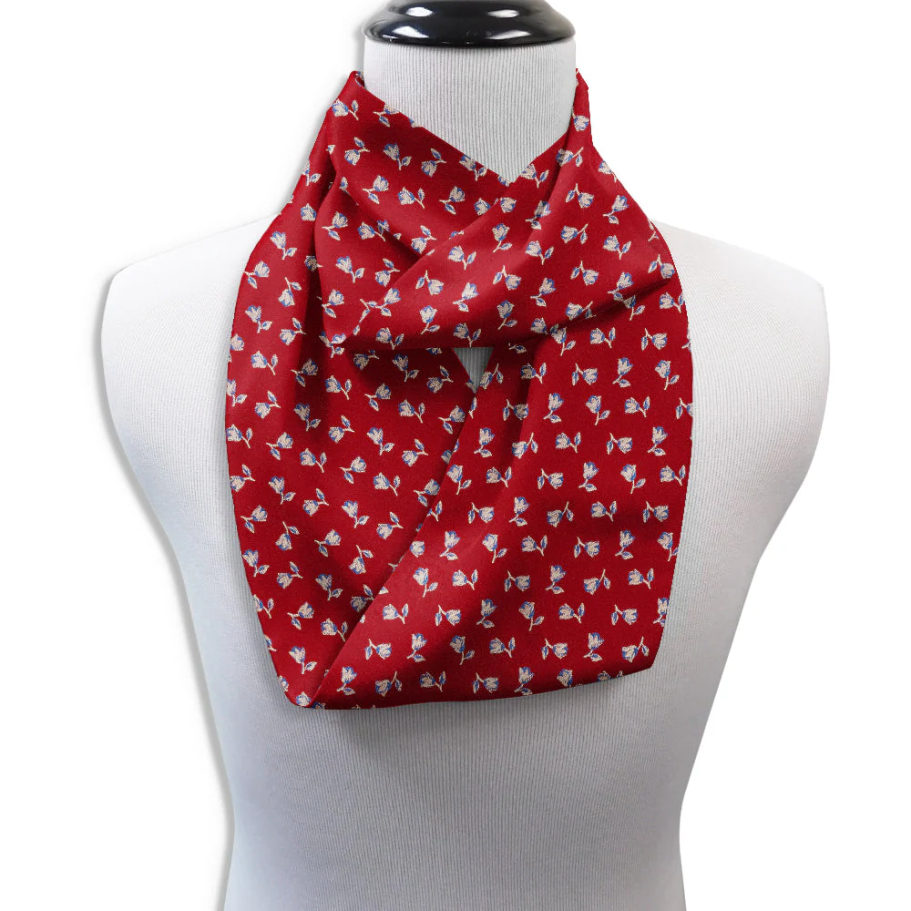 Burgundy Field - Infinity Scarves