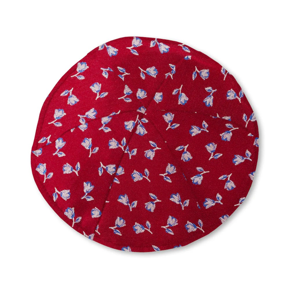 Burgundy Field - Kippah