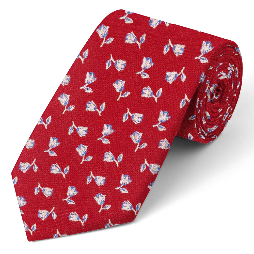 Burgundy Field - Neckties - Image 2