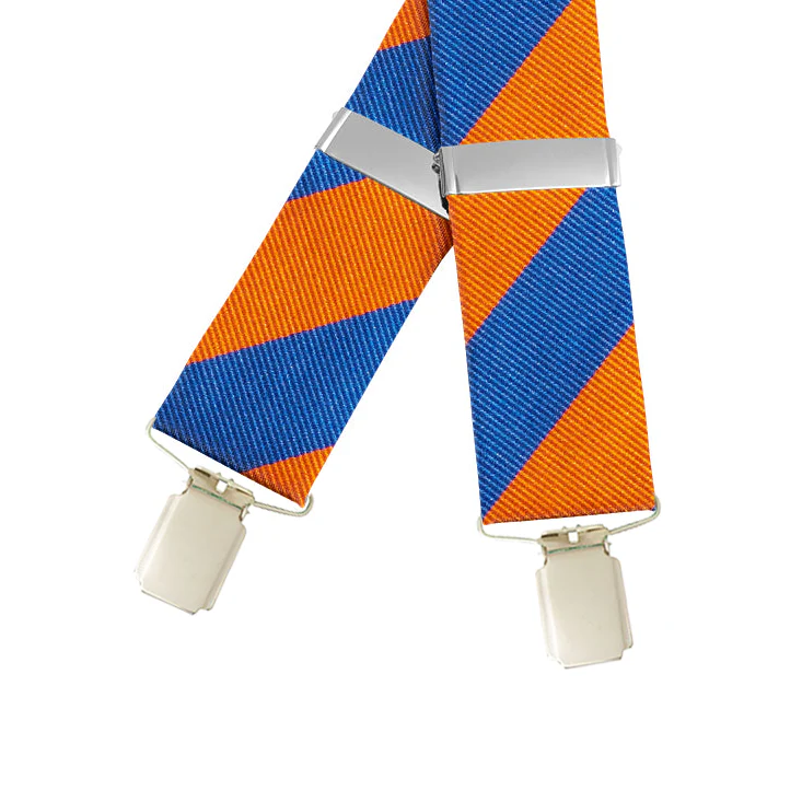 Collegiate Blue and Orange - Braces/Suspenders - Image 2