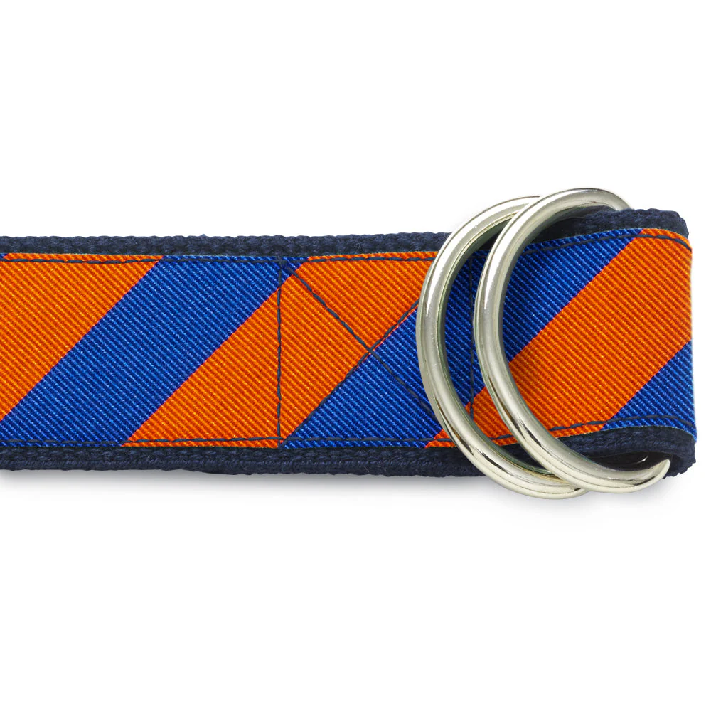 Collegiate Blue and Orange - D-Ring Belts - Image 2