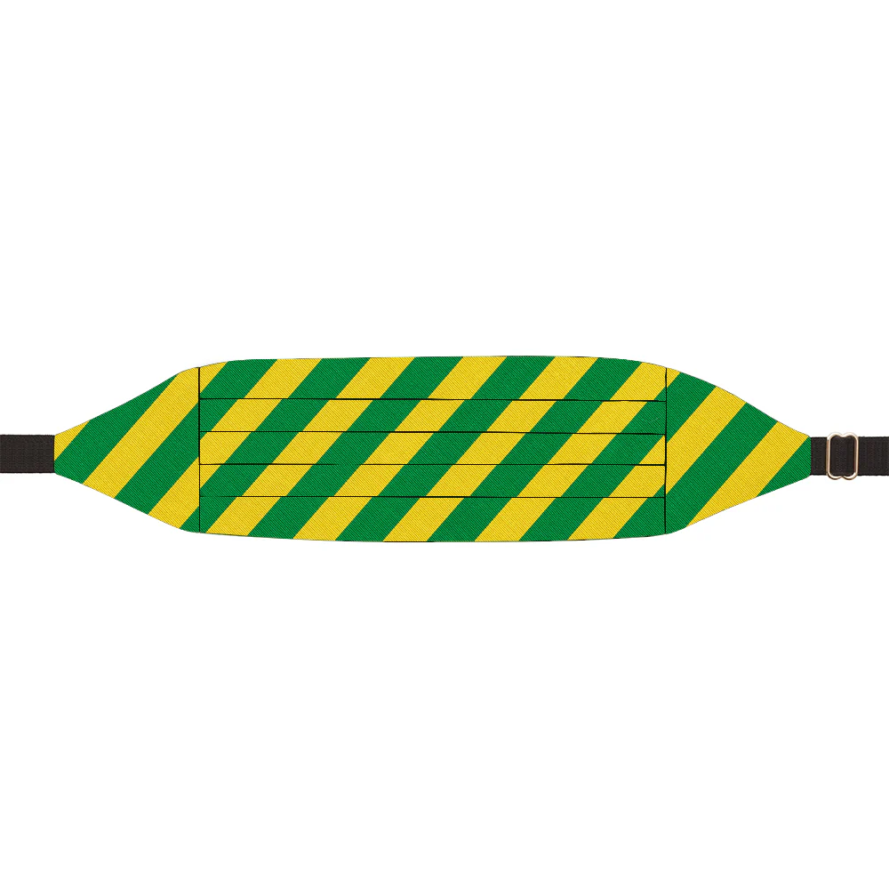 Collegiate Green and Gold - Cummerbunds - Image 2