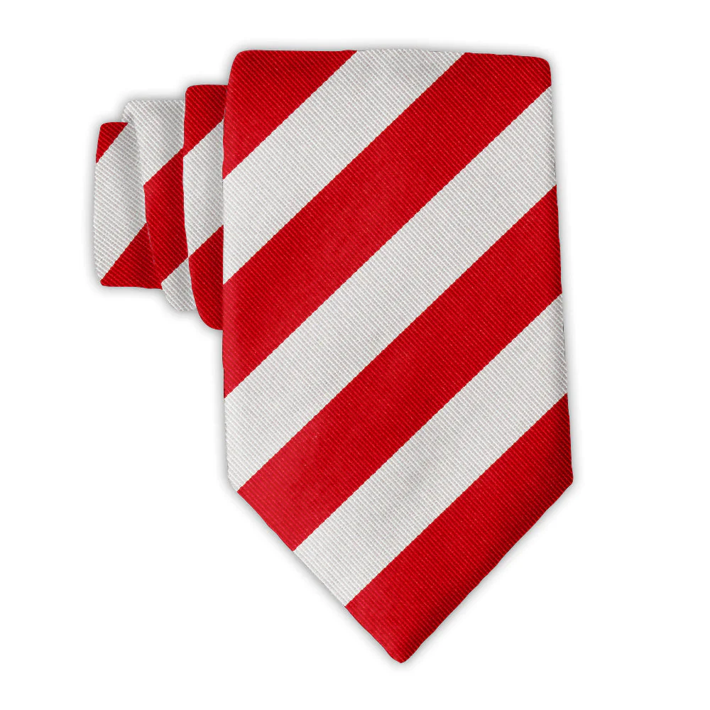 Collegiate Red and Silver - Neckties