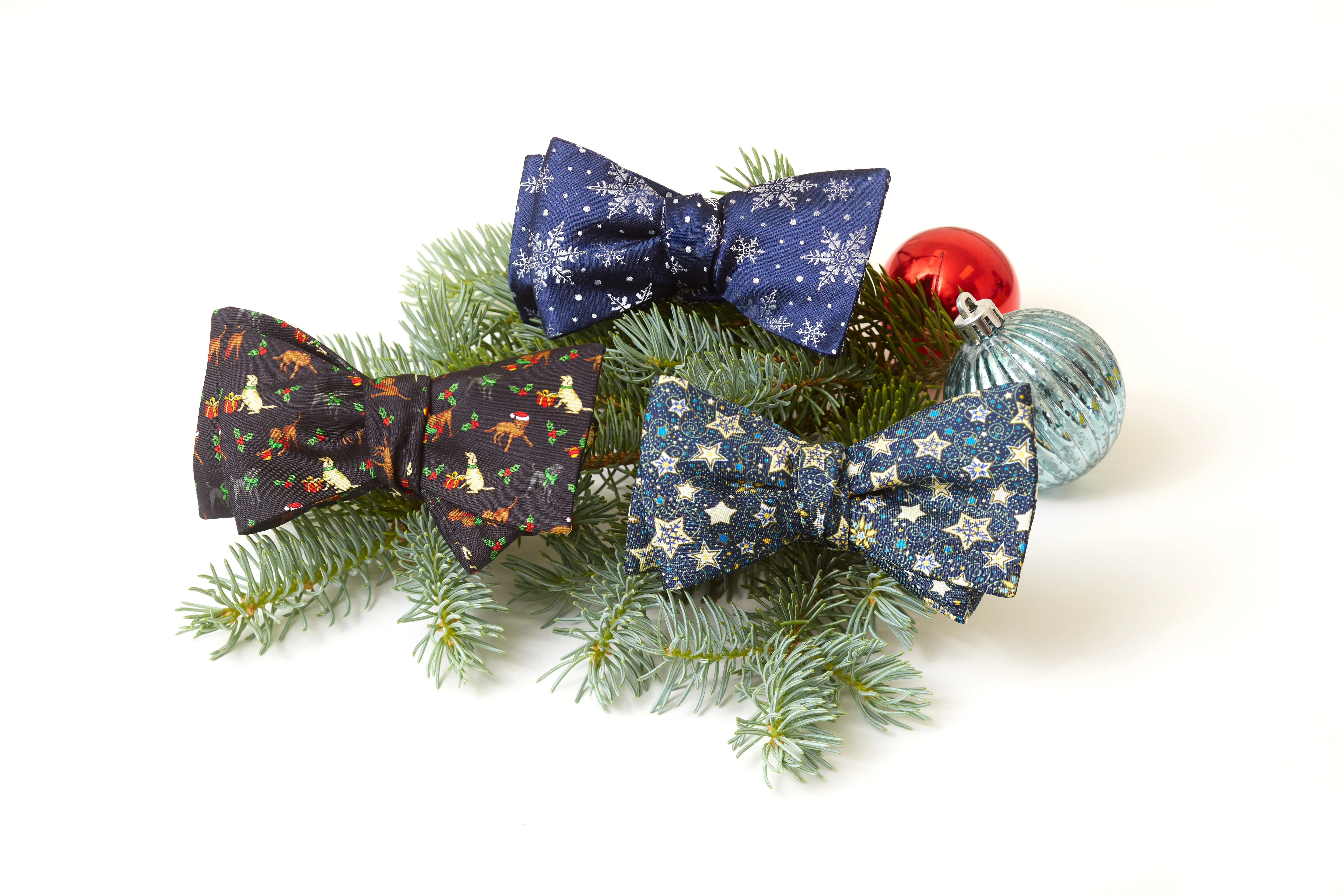Crystalline Navy - bow ties - Image 2