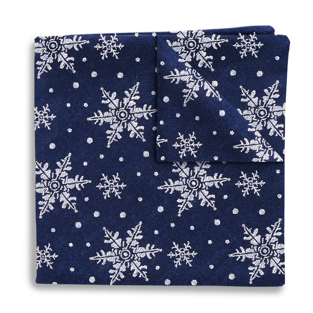 Crystalline Navy - Pocket Squares