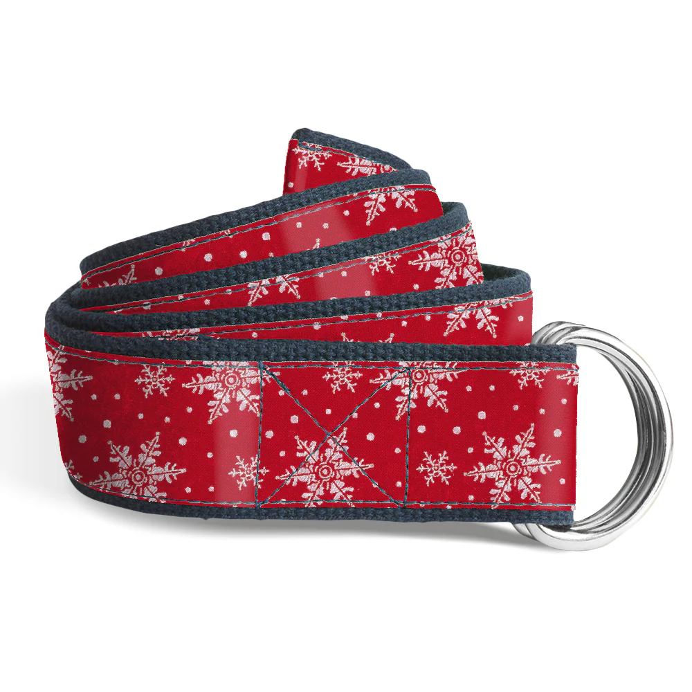 Crystalline Red - D-Ring Belts