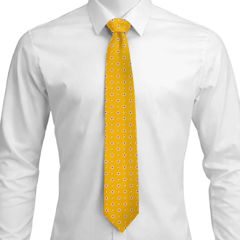 Daisy Springs Yellow - Neckties - Image 3