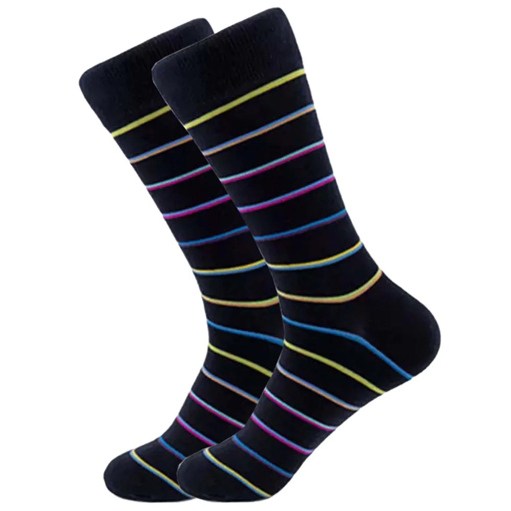 Dark Sky Stripes Men's Socks