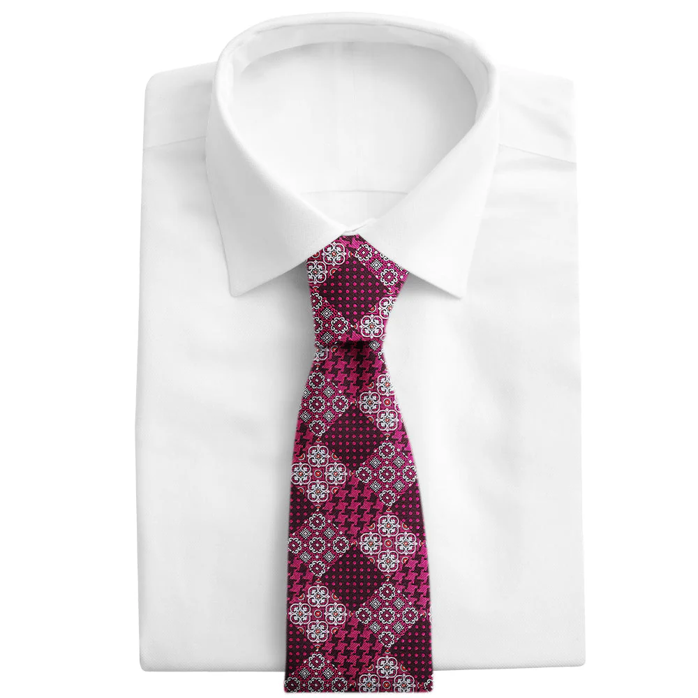 Ellis Square Pink - Neckties - Image 3