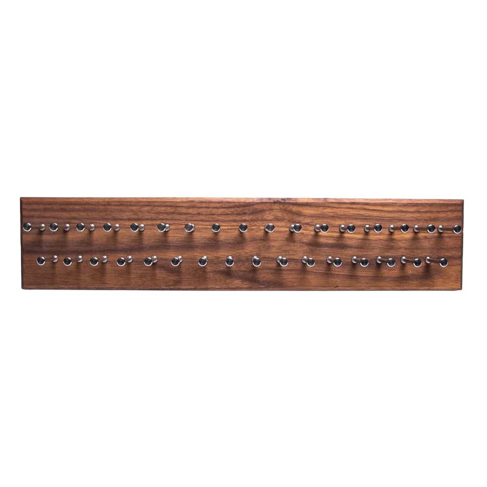 Handmade Walnut Tie Rack (18-Inch) - Image 3