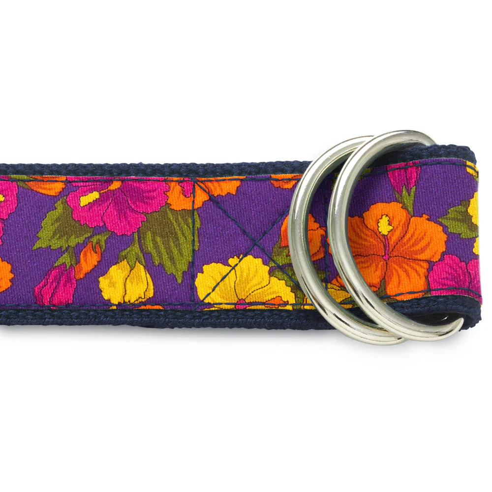 Hibiscus Garden - D-Ring Belts - Image 2