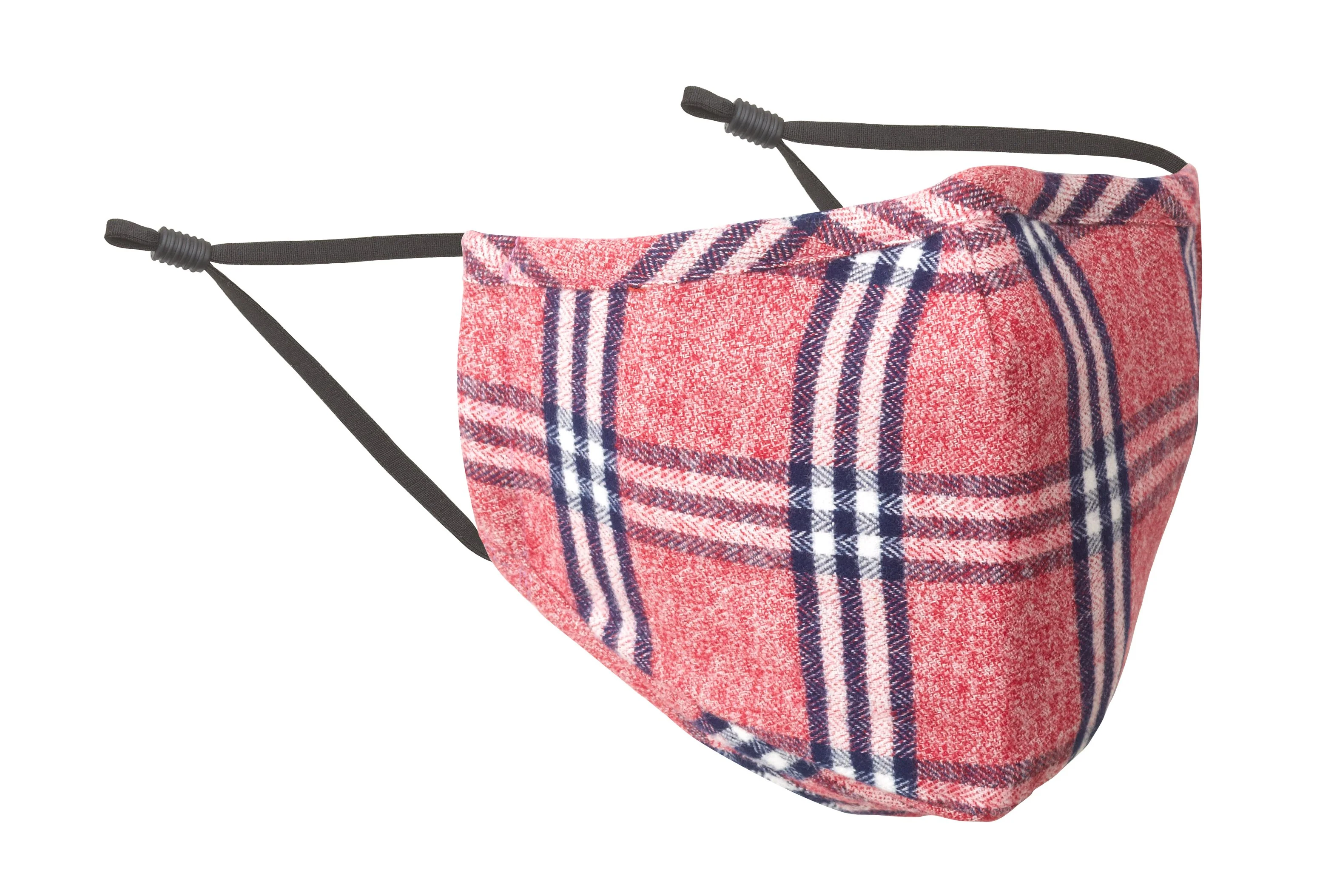 Highvale Red Flannel Face Mask