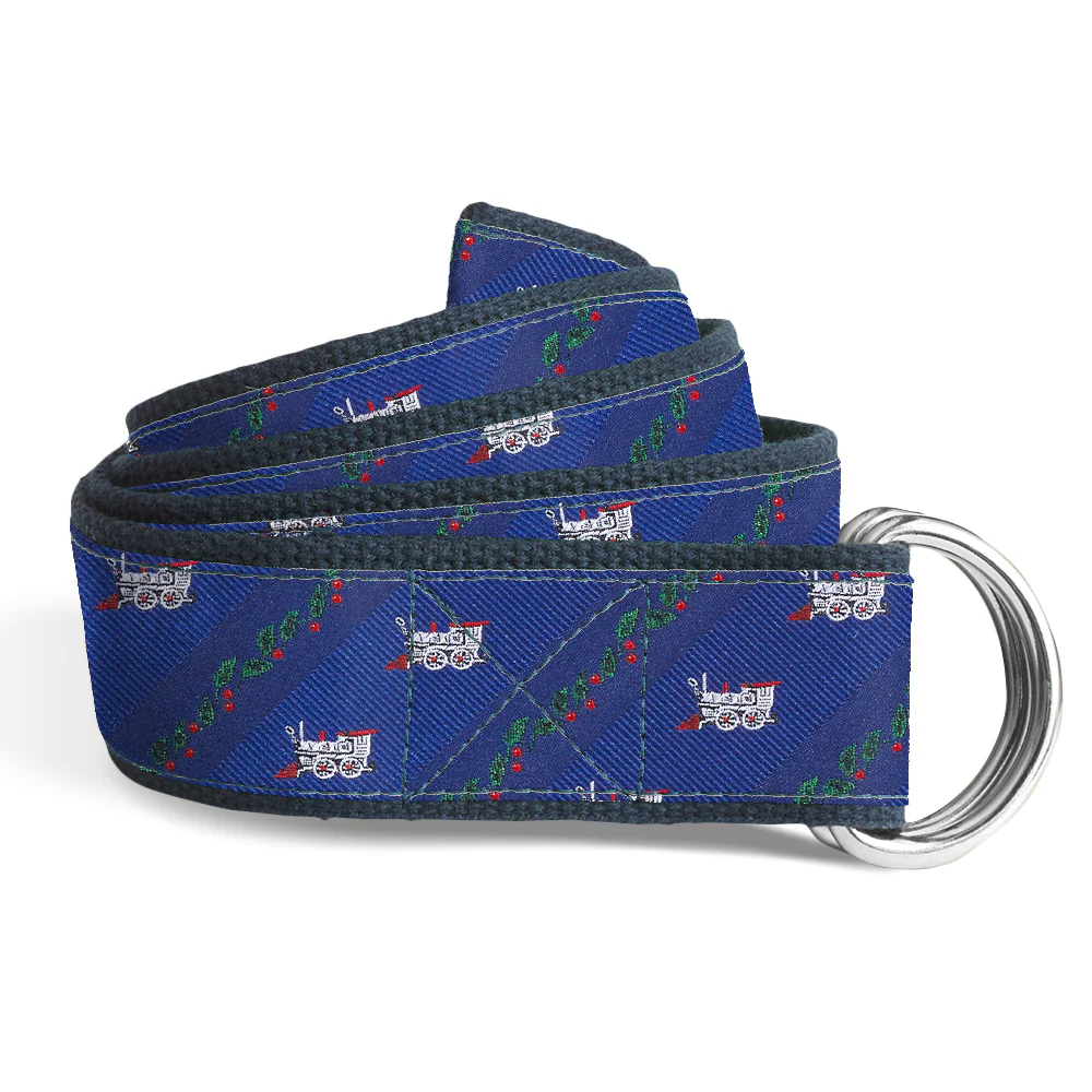 Holly Station Blue - D-Ring Belts