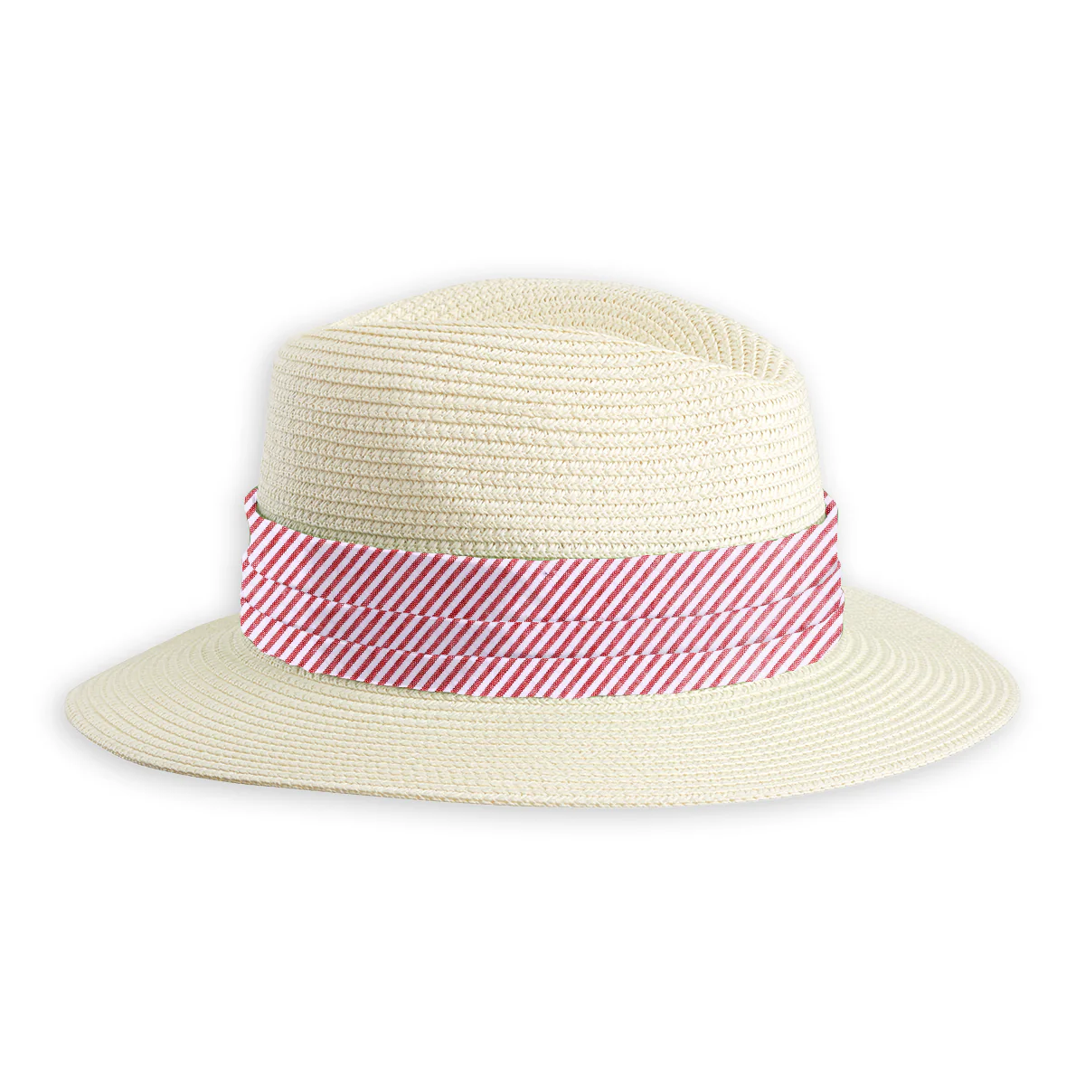 Red Seersucker - Hat Band
