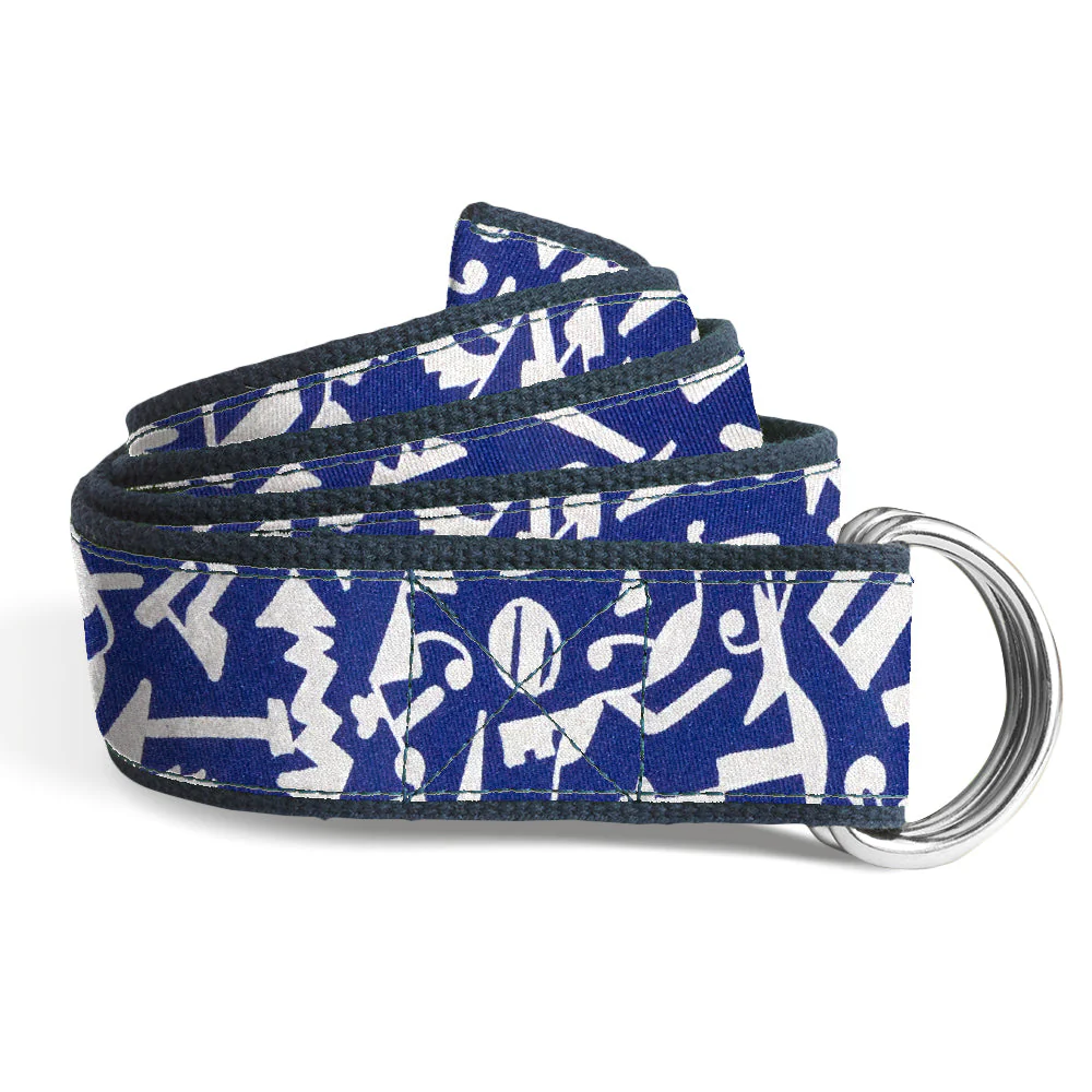 Jumbled Jazz - D-Ring Belts