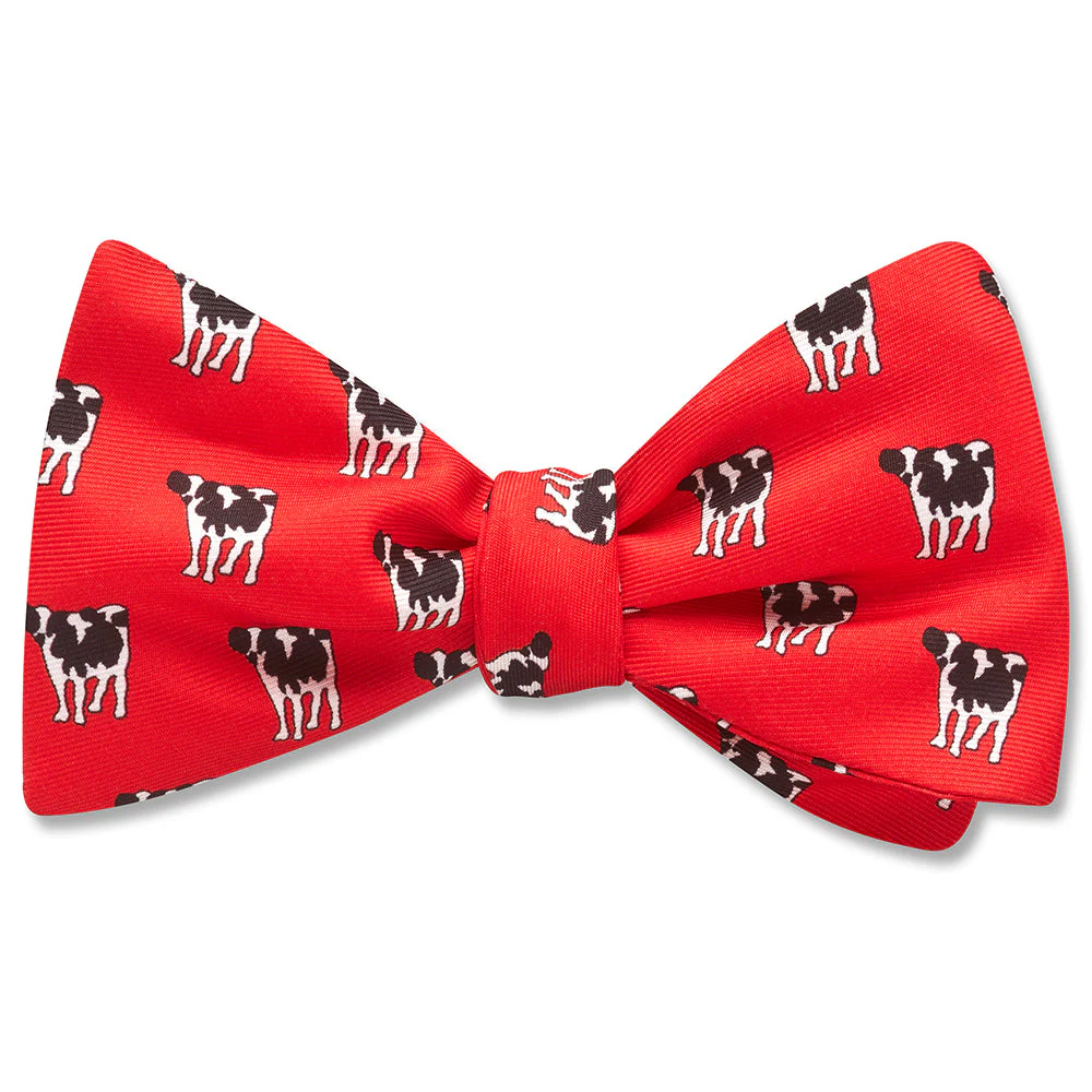 Middlebury Red - Dog Bow Ties