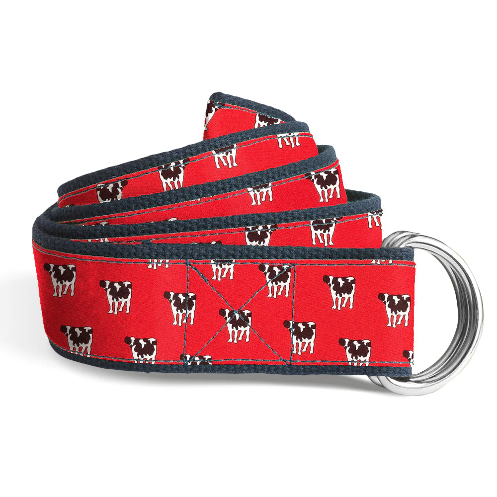 Middlebury Red - Women's D-Ring Belts