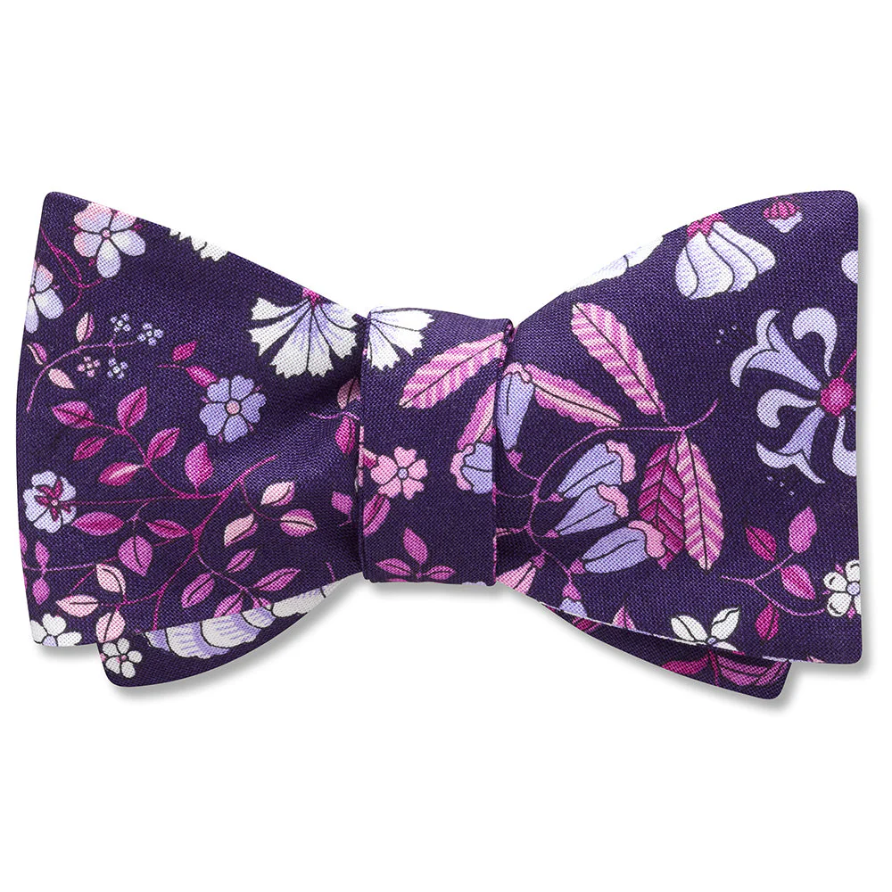 Morning Glory Purple - bow ties
