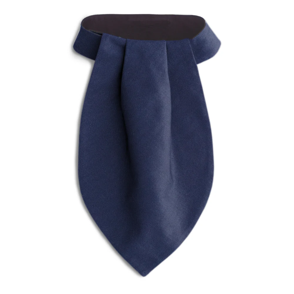 Navy Charmeuse - Ascots
