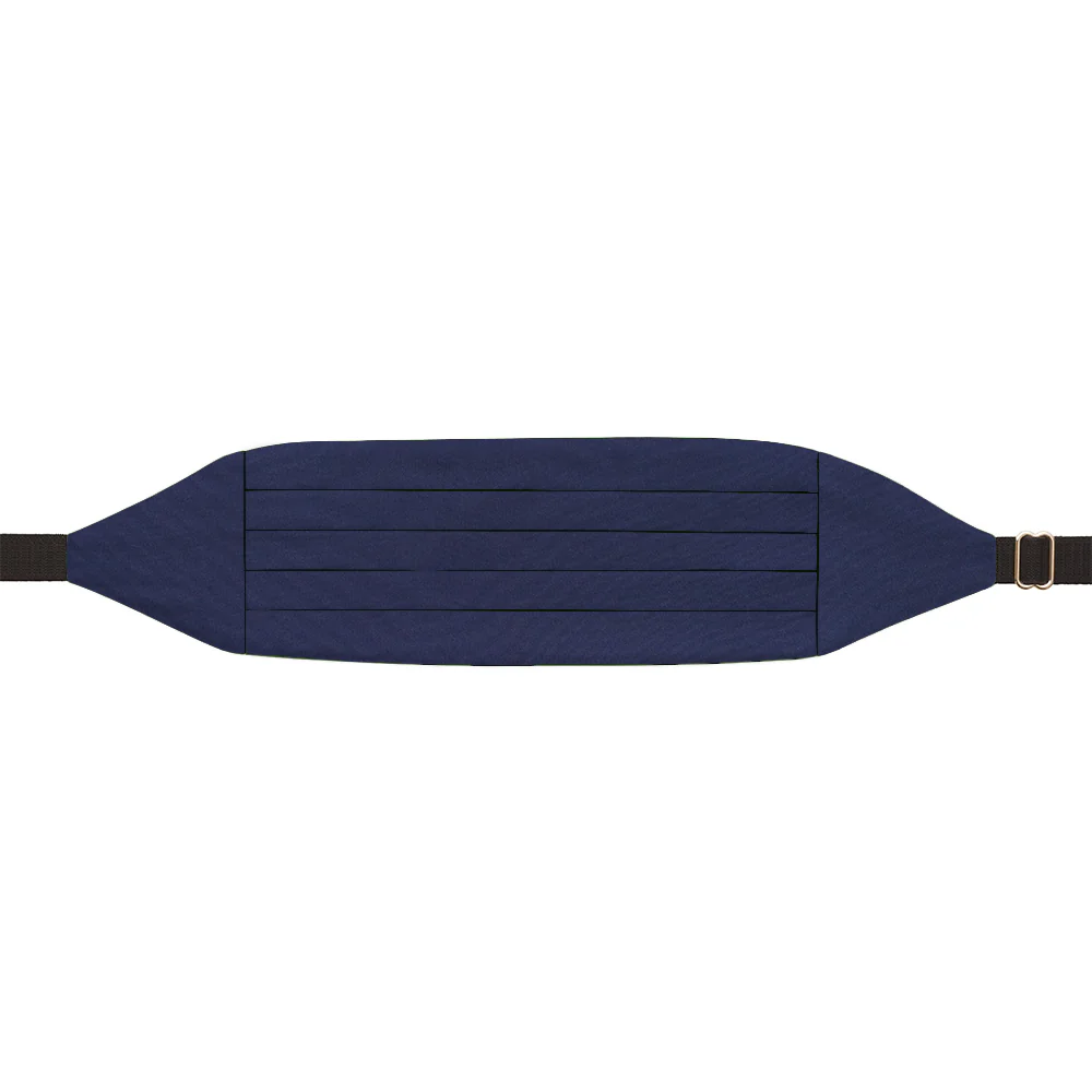 Navy Charmeuse - Cummerbunds - Image 2