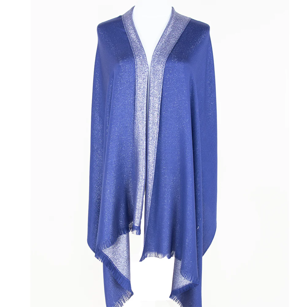 Navy Sparkler Pashmina