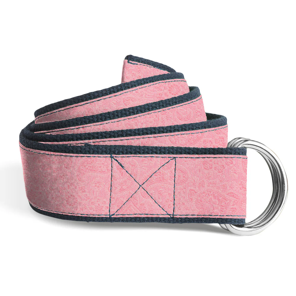 Pembroke Pink - Kids' D-Ring Belts