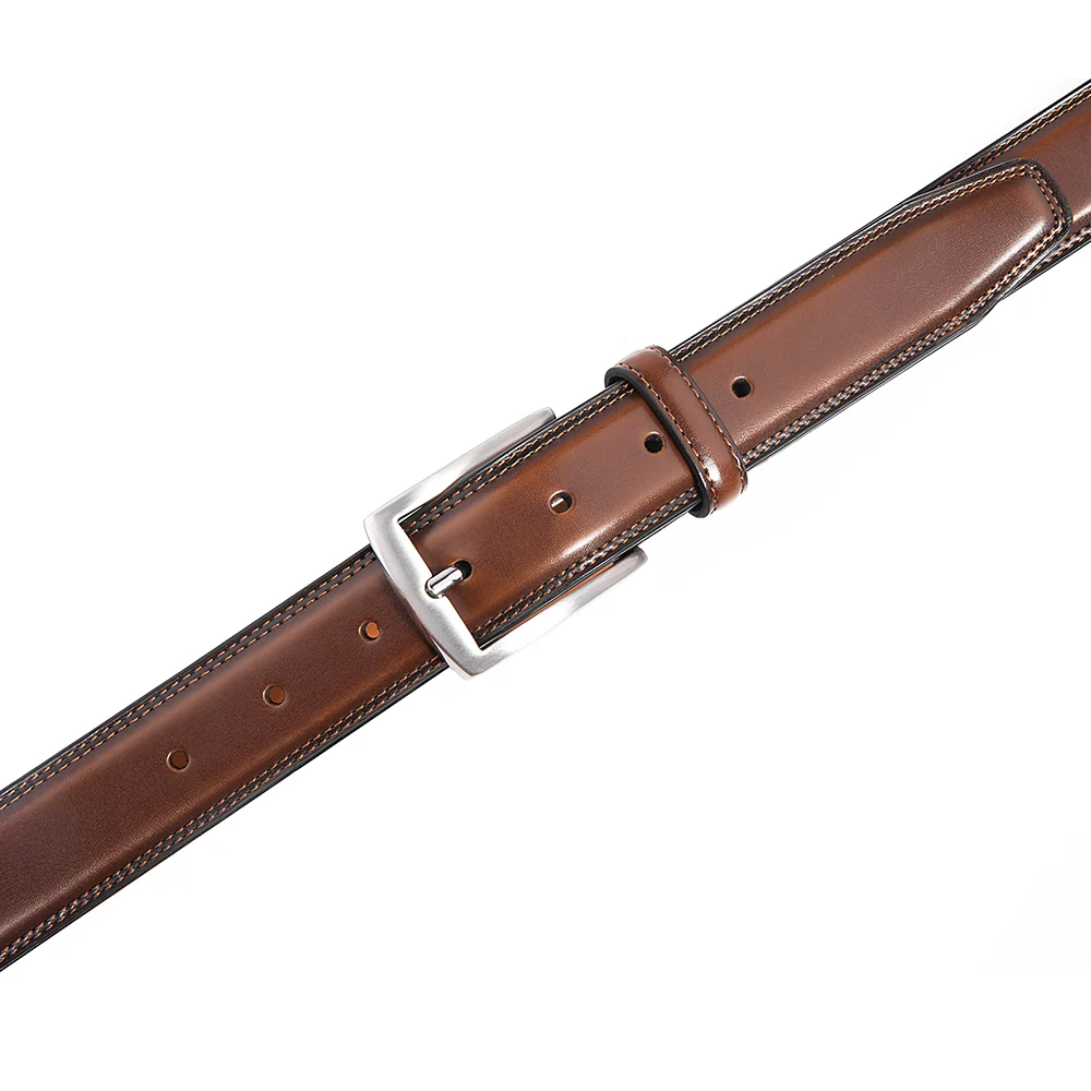 Premium Leather Belt - Burnt Umber - Image 4