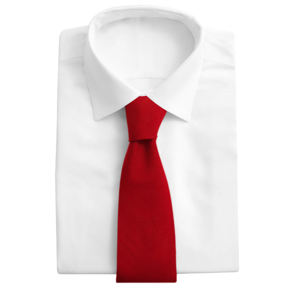 Red Charmeuse - Neckties - Image 4
