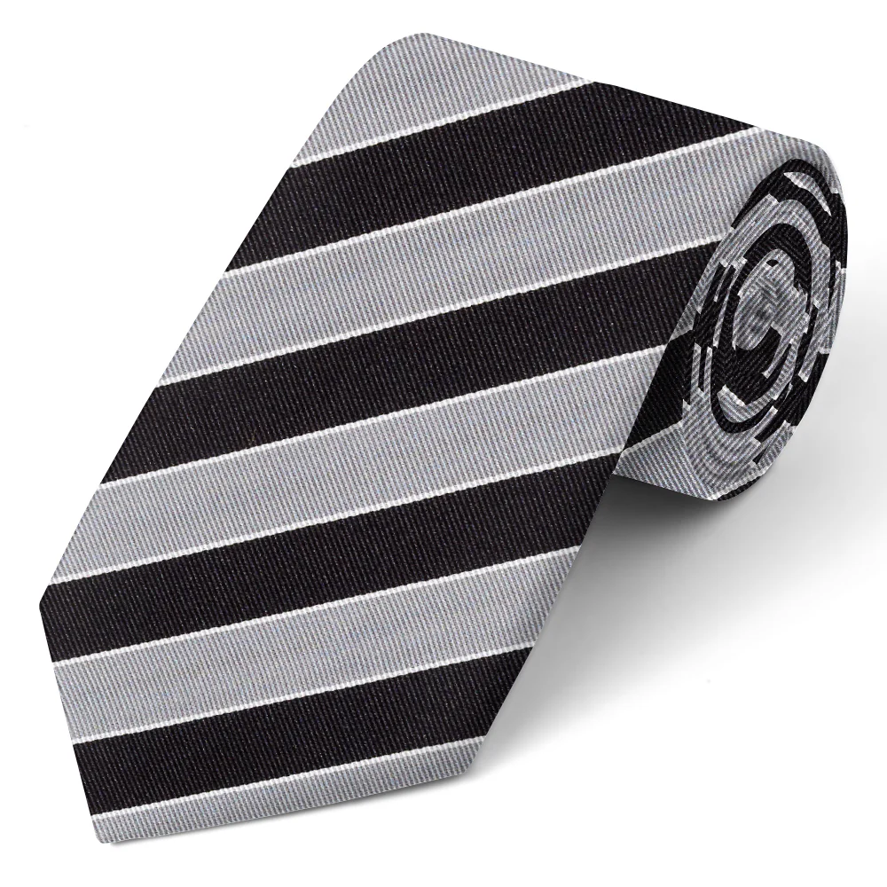 Scholastic Black/Silver - Neckties - Image 2