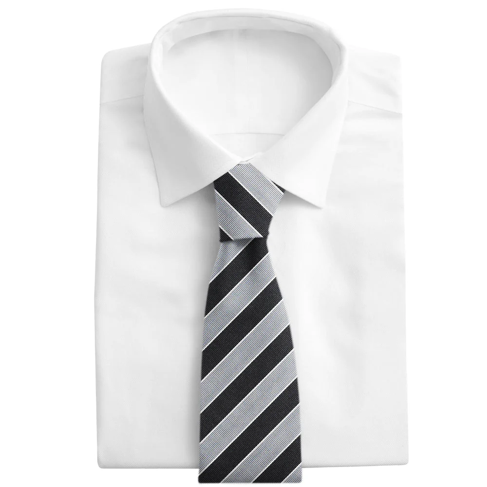 Scholastic Black/Silver - Neckties - Image 4