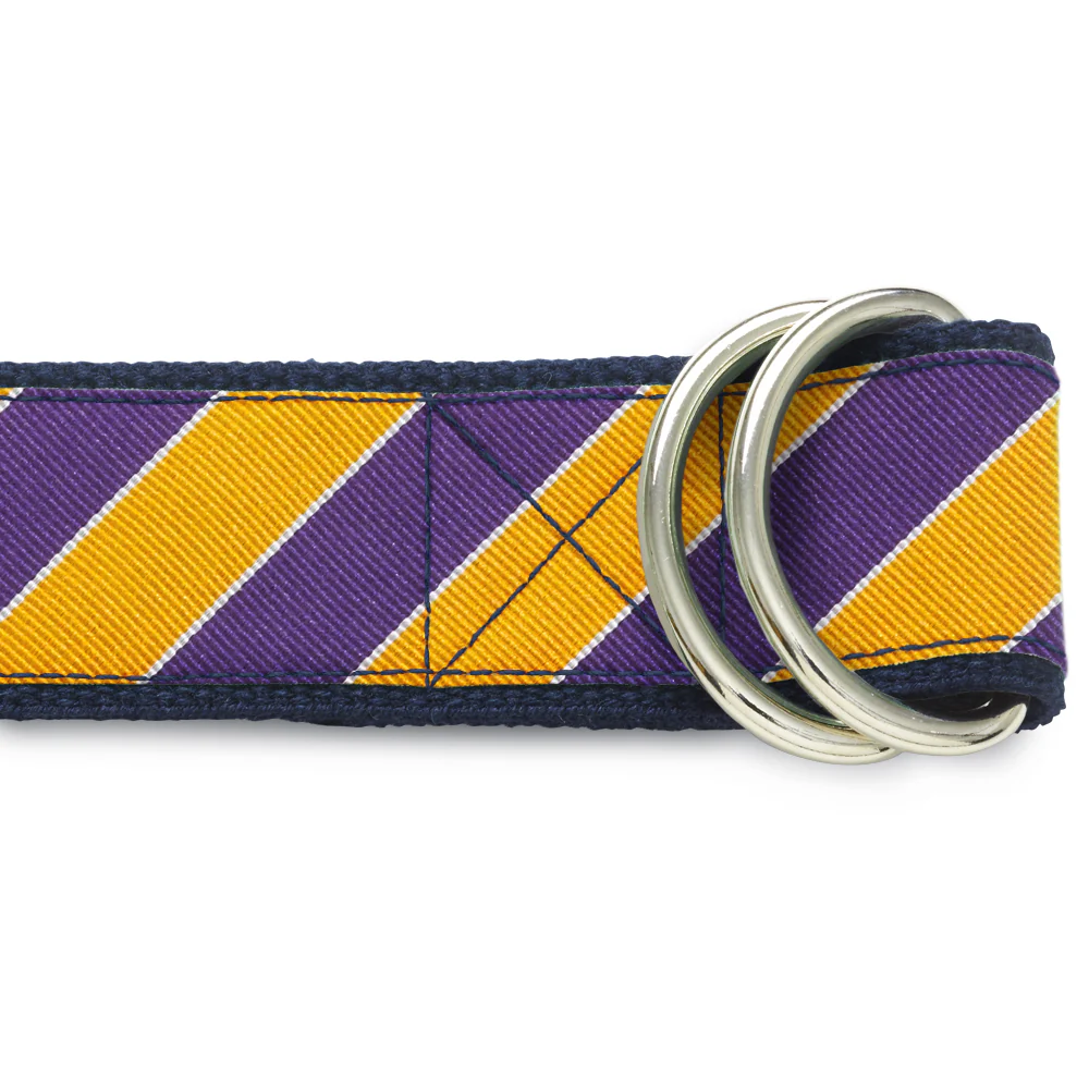 Scholastic Purple/Gold - D-Ring Belts - Image 2