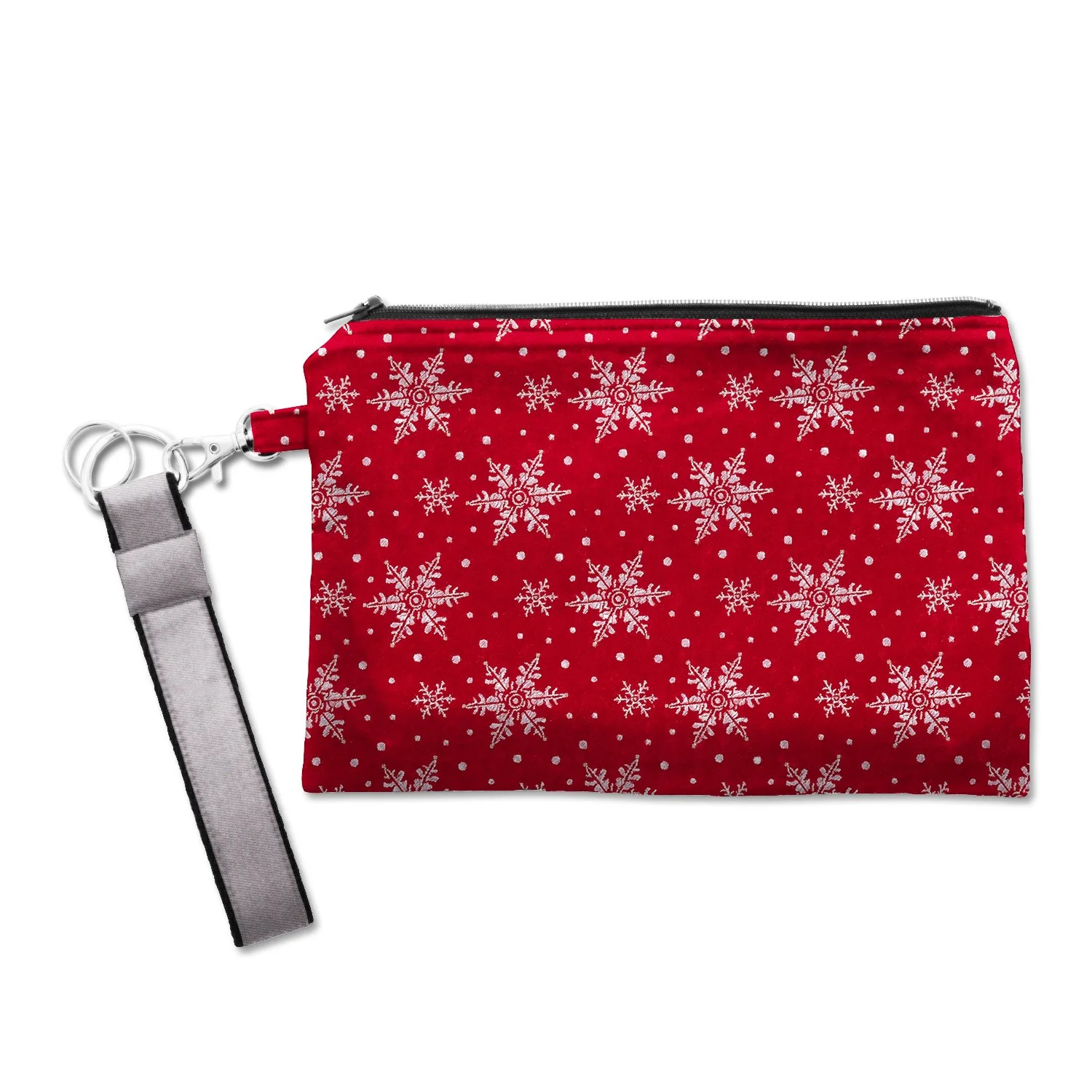 Silk Wristlet - Crystalline Red