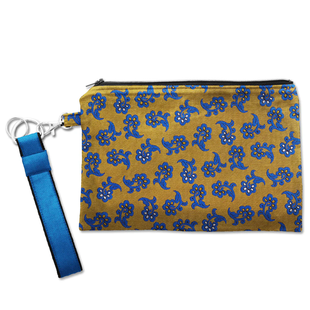 Silk Wristlet - Florista Gold